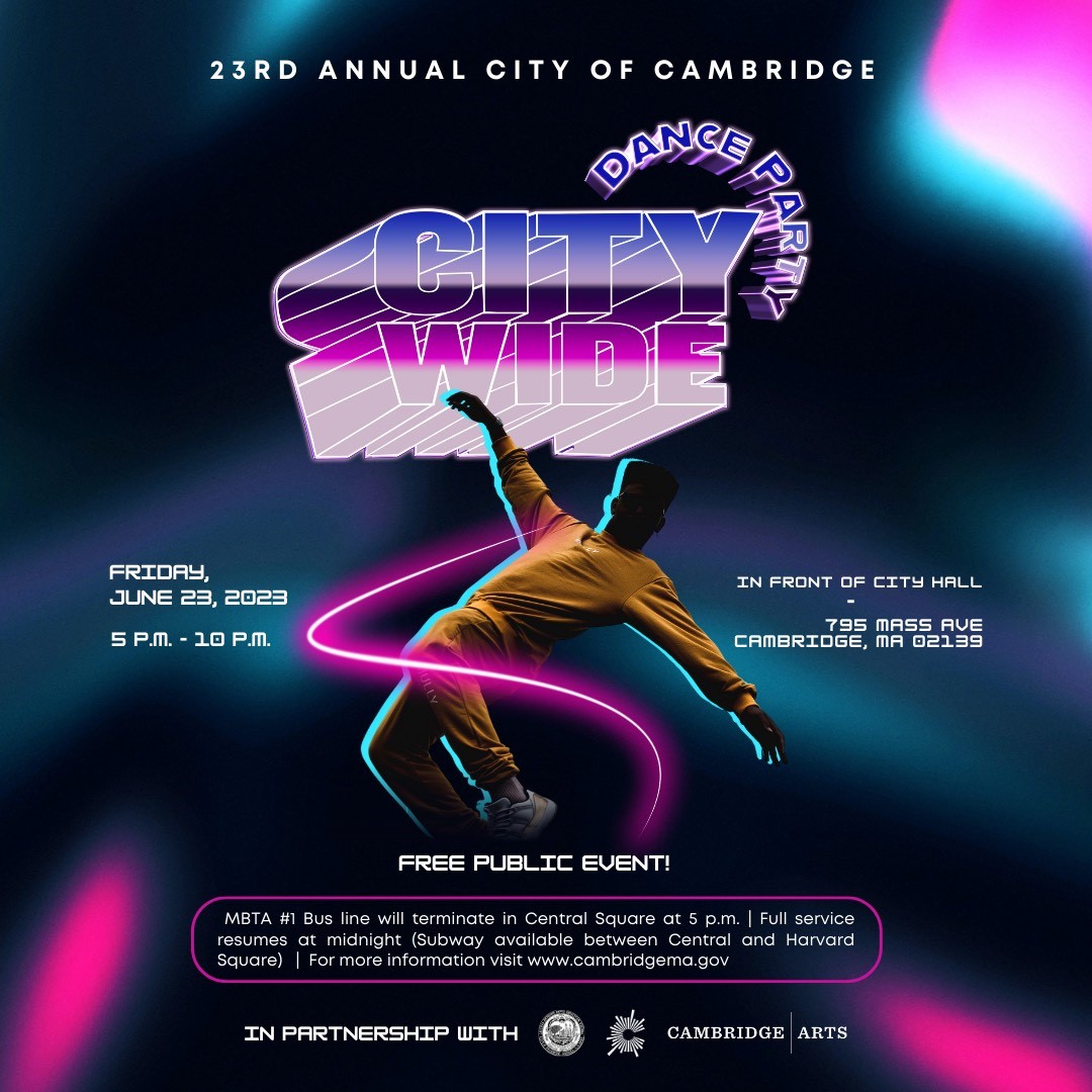 City of Cambridge on Twitter "The City of Cambridge Dance Party is