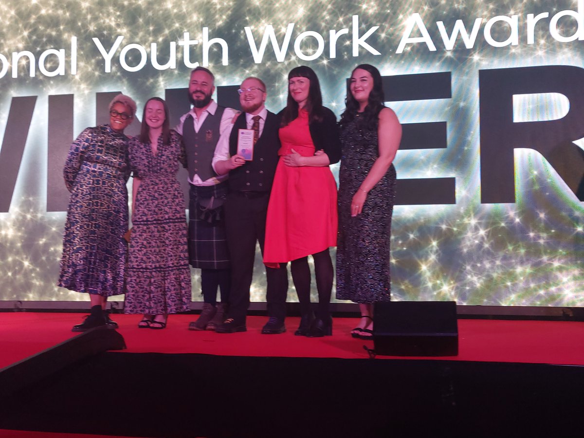 🏆 Congrats to Trans Rights Youth Commission from LGBT Youth Scotland, winners in Participation &amp; Youth Voice #YLSAwards! Sponsored by <a href="/YouthLinkScot/">YouthLink Scotland</a>. Inspiring youth activism and fighting for rights! 🌈🗳️🙌 #YouthWorkChangesLives