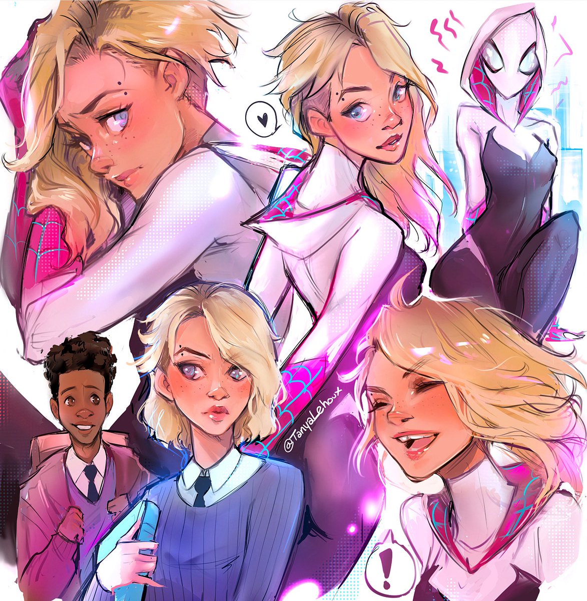 Our girl, Gwen 💕🕸️ #AcrossTheSpiderVerse #spidergwen #SpiderVerse #GwenStacy