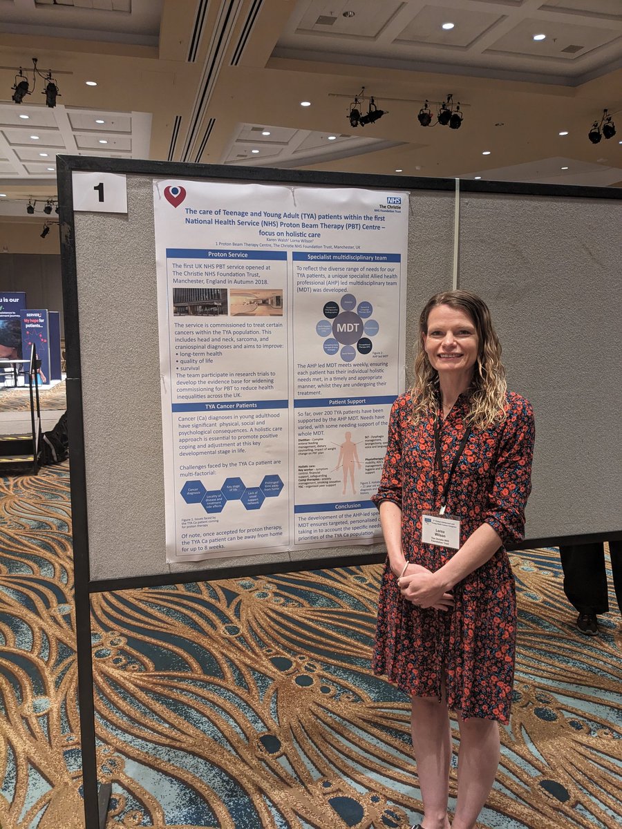Proud to represent the Christie PBT service at the Global AYA Cancer Congress and have the opportunity to learn from the experts <a href="/LornaKWilson/">Lorna Wilson</a> <a href="/TheChristieNHS/">The Christie NHS</a> #AYACancerCongress