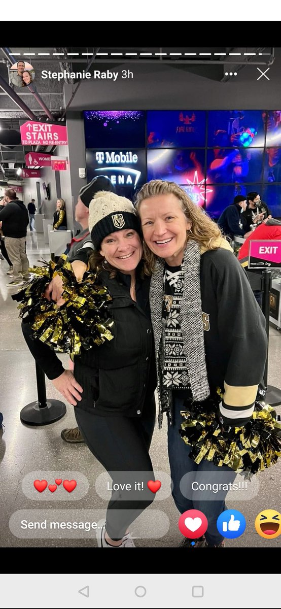 VegasLove's tweet photo. @VGKFlamingo ❤️❤️❤️😇Stephanie Raby😇❤️❤️❤️
We would frequently go to the games and meet during intermission. Our last hug was 12-12-21 vs The Wild.... she earned her wings 02-10-22. https://t.co/m4LnKnsdMn