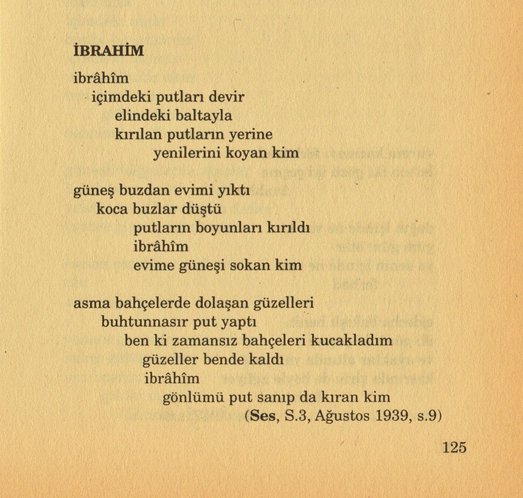 "Gönlümü put sanıp da kıran kim..!"

//-: Âsaf Hâlet Çelebi