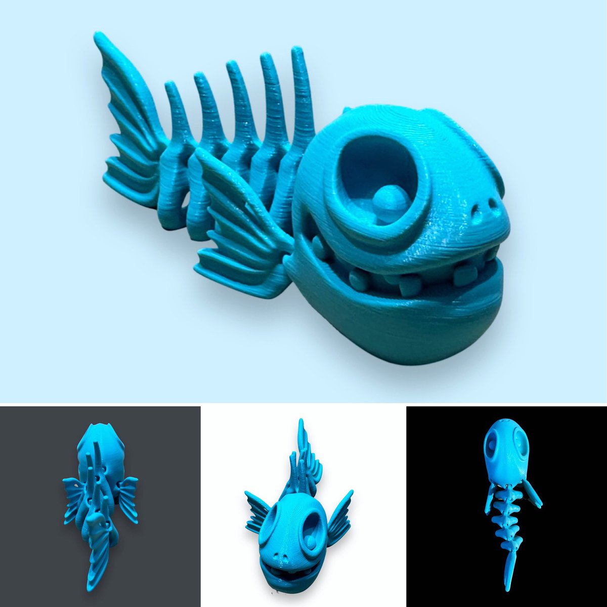 Makerwiz (@makerwiz) on Twitter photo Flexi Fish #3dmodel @flexifactory #3dprinter <a href="/josefprusa/">Josef Prusa</a> #pla #arcticteal @polymaker_3d #3dprinting @makerwiz #flexi #fish #skeleton #printinplace #makersgonnamake Flexi Fish #3dmodel @flexifactory #3dprinter <a href="/josefprusa/">Josef Prusa</a> #pla #arcticteal @polymaker_3d #3dprinting @makerwiz #flexi #fish #skeleton #printinplace #makersgonnamake