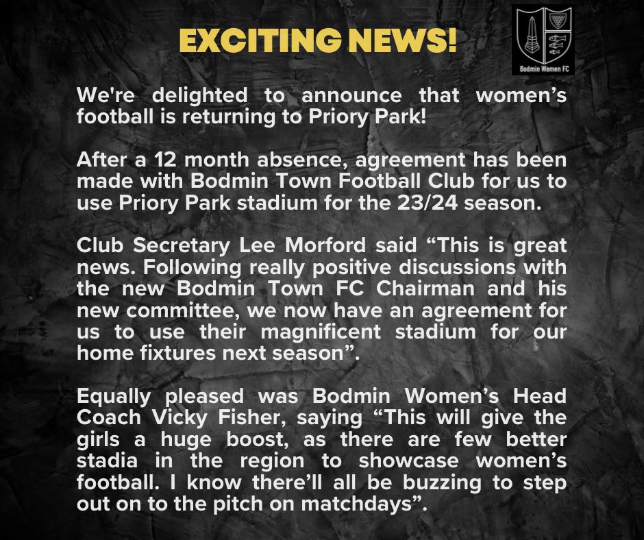 Bodmin Women FC tweet media