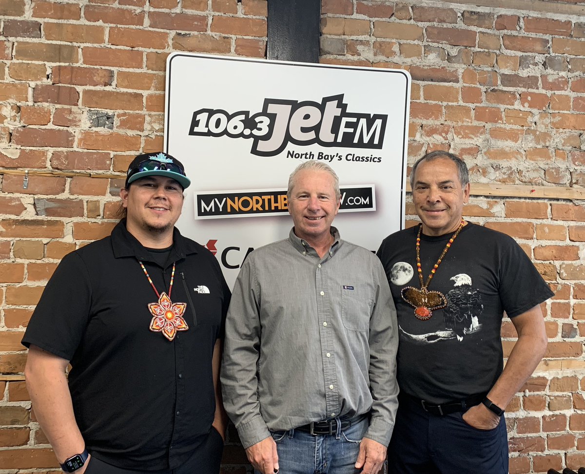 Thanks to Mike Monahan of Jet FM morning show, to let Tory Fisher and myself celebrate Indigenous Peoples day on air.