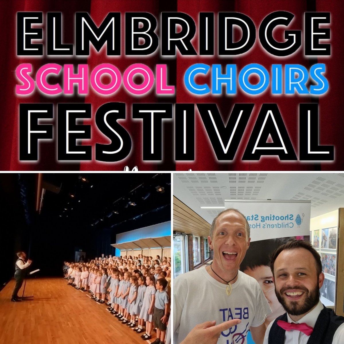 DAY 1 of the Elmbridge School Choirs Festival 2023!! 

248 children taking part 
42 awesome teachers 
500 appreciative parents 
1 very happy MD!! 
££ raised for <a href="/SSChospices/">Shooting Star Children's Hospices</a> 

Such a fab start to the festival! 

<a href="/BeatGoesOnUK/">Beat Goes On</a> <a href="/RCSherrifftrust/">RC Sherriff Trust</a> <a href="/ElmbridgeBC/">Elmbridge BC</a> <a href="/MakeMusicDayUK/">Make Music Day UK</a>