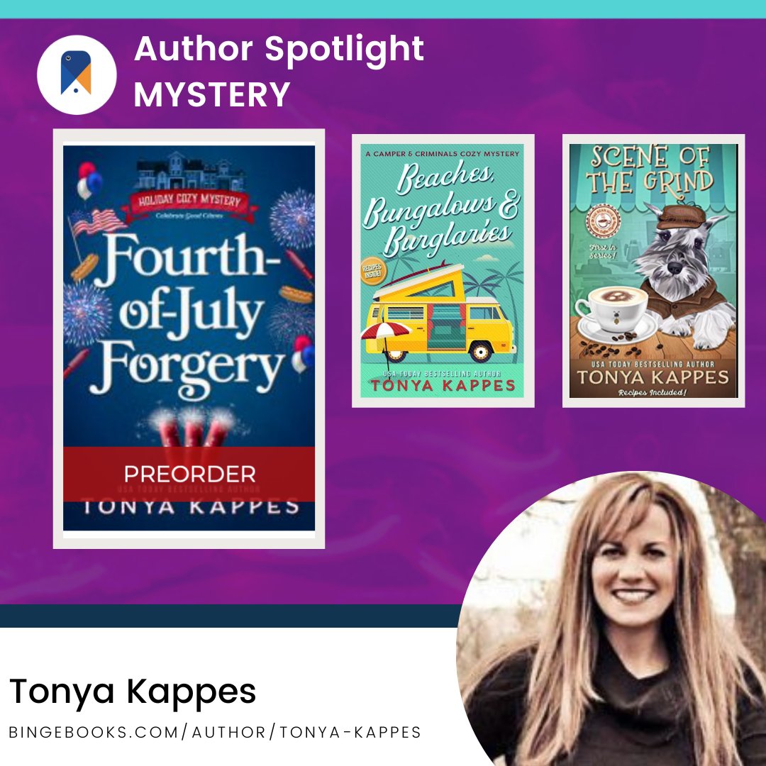realBingeBooks's tweet photo. Please welcome our latest group of Spotlight Authors. Explore their books and binge free samples before you buy!
#Mystery: @tonyakappes11
https://t.co/TbV2wMKXna
#Fantasy: #TomHolt
https://t.co/dbKIO4C37g
#BookTwitter #booktwt #amreading #booklovers #books #nextgreatread https://t.co/sRuJwSPWoF