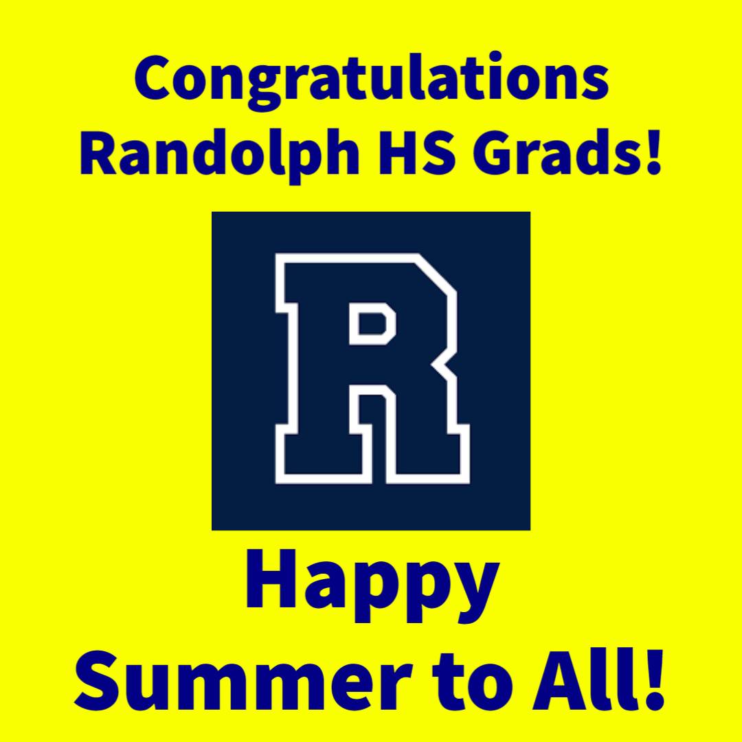 REFinfo's tweet image. Congratulations to the Randolph High School (RHS) Class of 2023!!! Your future is so very bright!!
Happy Summer to all!
#classof2023 #randolphnj #happysummer