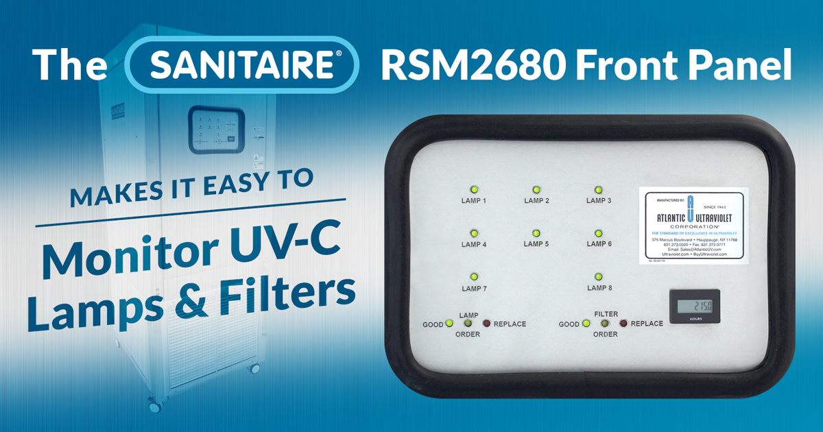 The SANITAIRE RSM2680 Front Panel Makes it Easy to Monitor UV-C Lamps & Filters

#AirPurification #Virus

Read More → bit.ly/3AllHAQ