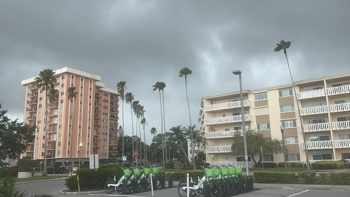 Heavy storms continue over Tampa Bay