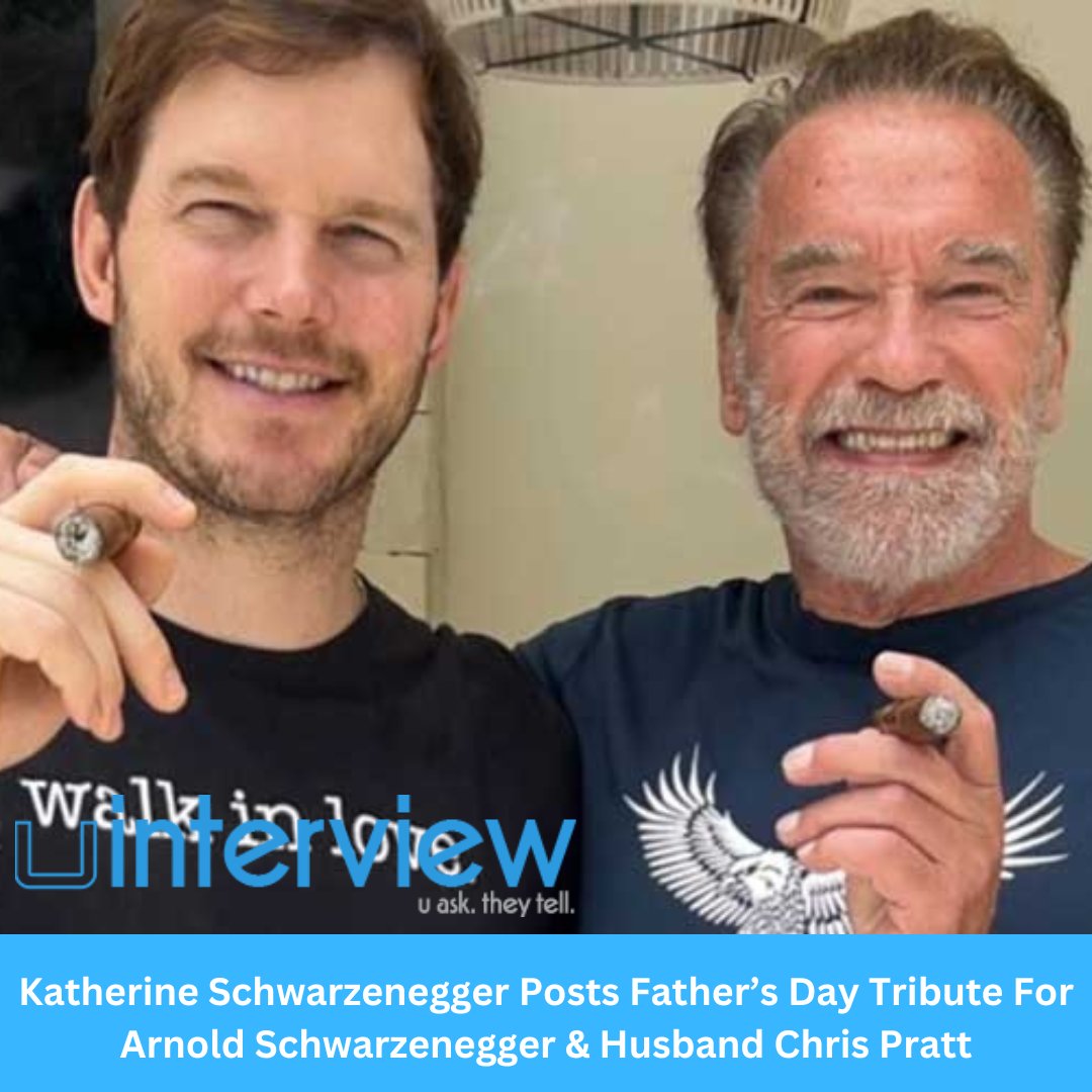 Katherine Schwarzenegger shared a rare photo of her father, Arnold Schwarzenegger, and her husband, Chris Pratt.

#katherineschwarzenegger #fathersday #arnoldschwarzenegger #chrispratt #celebrities #celebritynews 

Read full story: https://t.co/zBGc0xSq2E https://t.co/5sq2ArwnPT