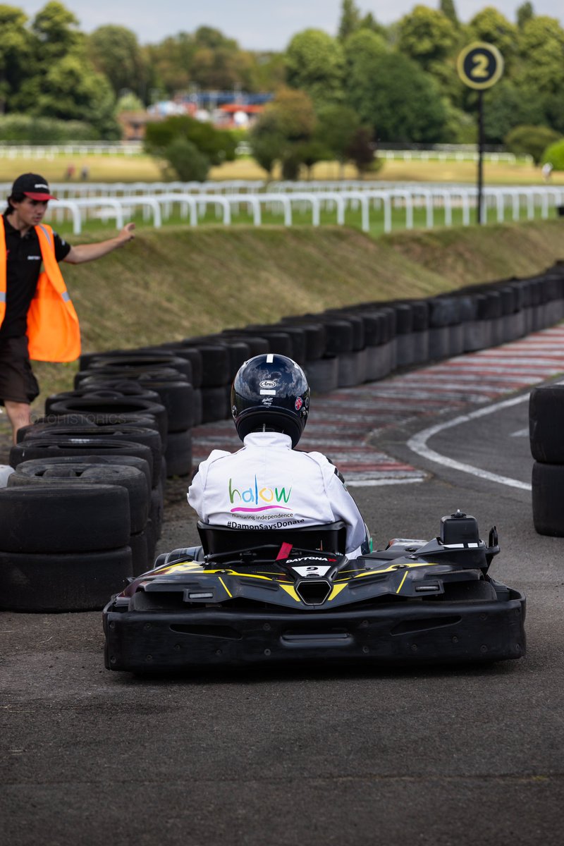 motohistorics's tweet photo. H A L O W @HillF1 #DamonSaysDonate #thehalowproject #karting #johnnyherbert #charity #WednesdayMotivation 📸rob overy https://t.co/rpj4nG7n6G