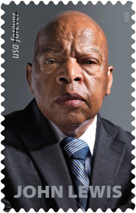 DeeGriffinWJBF's tweet photo. Such a great way for the @USPS to honor my fellow Fisk University alum Congressman John Lewis. Thank you for getting into “good trouble.” “Necessary trouble.” https://t.co/w3oWueOWyf