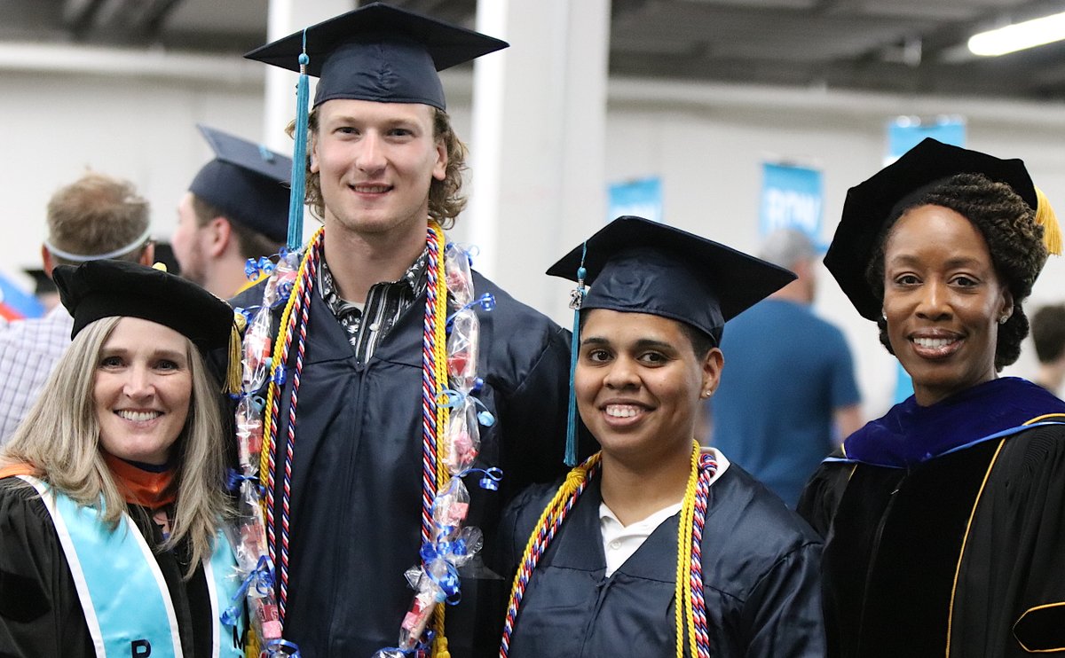 PCC's 61st Commencement last Friday was the very first of <a href="/AdrienBennings/">Adrien L. Bennings</a>'s tenure as President! Her words of inspiration to the nearly 1,000 grads in attendance were impactful &amp; capped an amazing night! <a href="/CCTrustees/">ACCT</a> <a href="/mattdembicki/">Matt Dembicki</a> <a href="/AspenInstitute/">The Aspen Institute</a>  <a href="/TheSkannerNews/">The Skanner</a> <a href="/DiverseIssues/">Diverse: Issues In Higher Education</a>