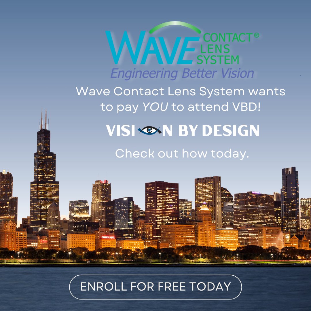 theAAOMC's tweet image. Attention Students &amp;amp; Residents: WAVE Contact Lens wants to pay for YOU to attend VBD. Click the link below for details: ow.ly/pybm50Oy7r4

#eyeonvbd #visionbydesign #modoptometry #modernoptometry #OneToWatch #optometry #optometrystudents #od #odstudents