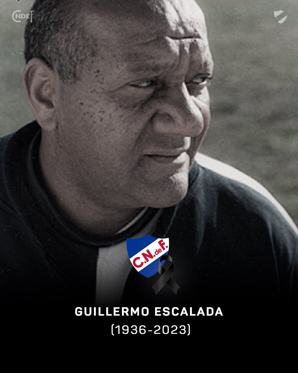 El Club Nacional de Football lamenta profundamente el fallecimiento de Guillermo "Chongo" Escalada. 

El "Chongo" vistió la camiseta de Nacional desde 1954 a 1963 y convirtió 116 goles, 11 de ellos en clásicos.

A sus familiares y amigos el abrazo más fuerte.
QEPD.