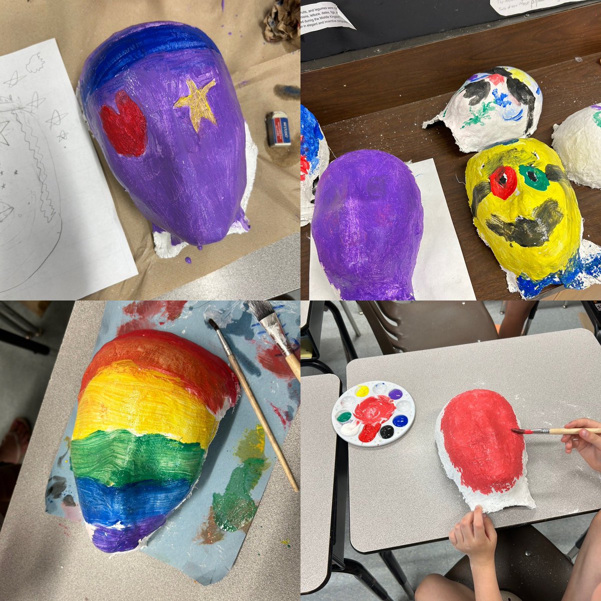 Celebrating Indigenous People’s Day at Our Lady of Sorrows School. Painting our masks.<a href="/Paula_Mann/">Paula Mann</a>