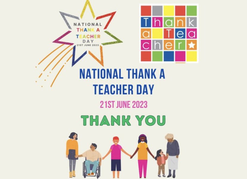 Only just realised it's #ThankATeacherDay23 
So, a huge THANK YOU to all our wonderful, dedicated team at @AshKnotty