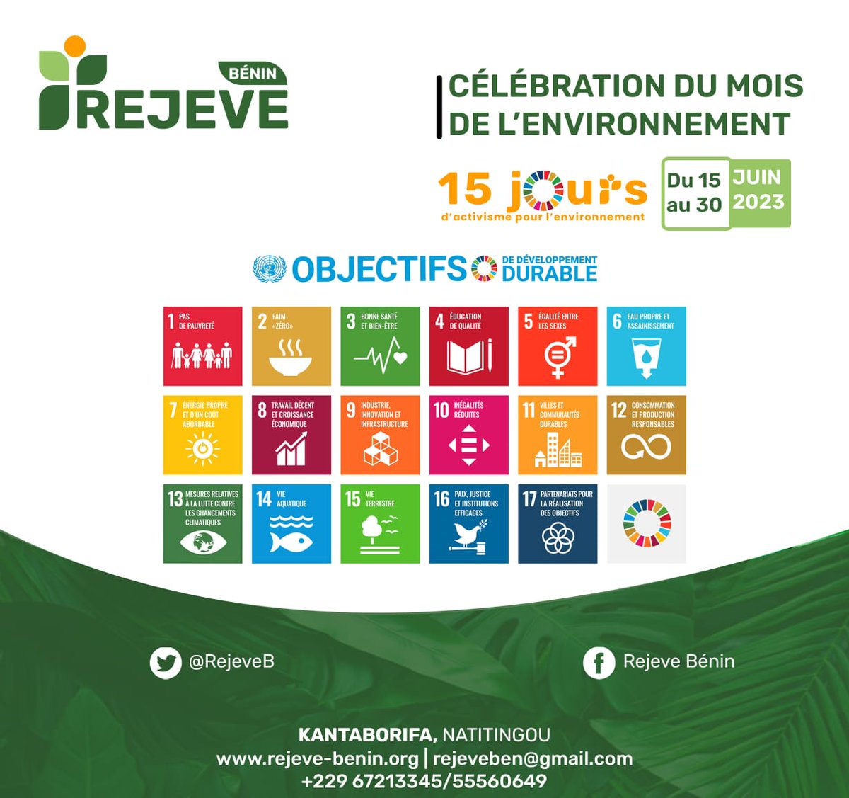 Parlons des Objectifs de Développement Durable(ODD). 

Les ODD, également connus sous l'appellation Agenda_2030, sont un ensemble de 17 objectifs mondiaux établis...(retrouvez l'article en intégralité ici 👇🏽)
m.facebook.com/story.php?stor…

<a href="/unfpa_benin/">UNFPA Bénin CO</a> <a href="/VBGPasMonGenre/">Réseau des Champion.ne.s</a>