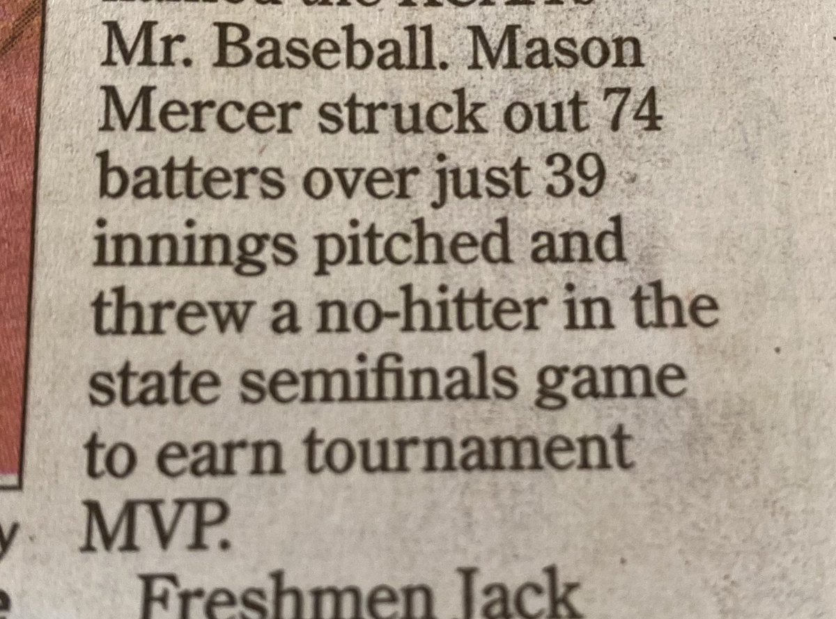 Former <a href="/MLCHS_Baseball/">X SEX PORN💫</a> Titan Mason Mercer brings State Title to CCA!