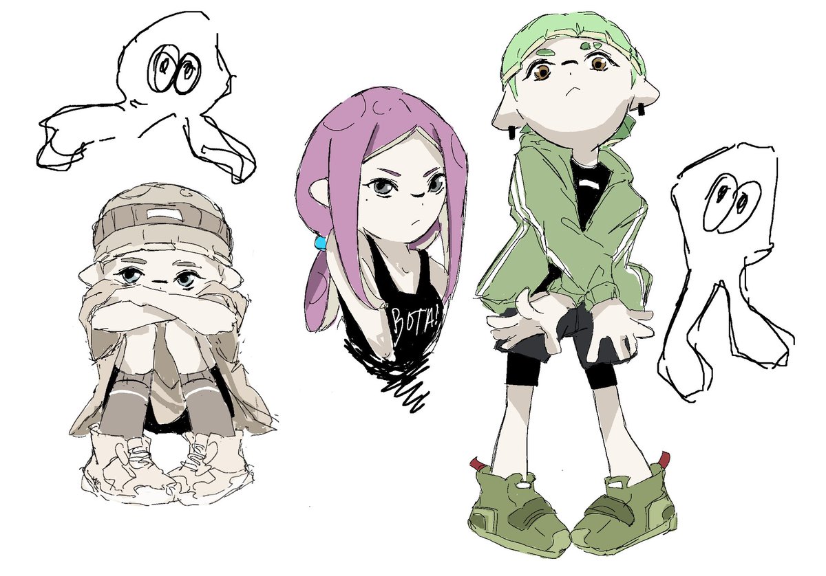 inkling doodles #スプラトゥーン3 #Splatoon #Splatoon3