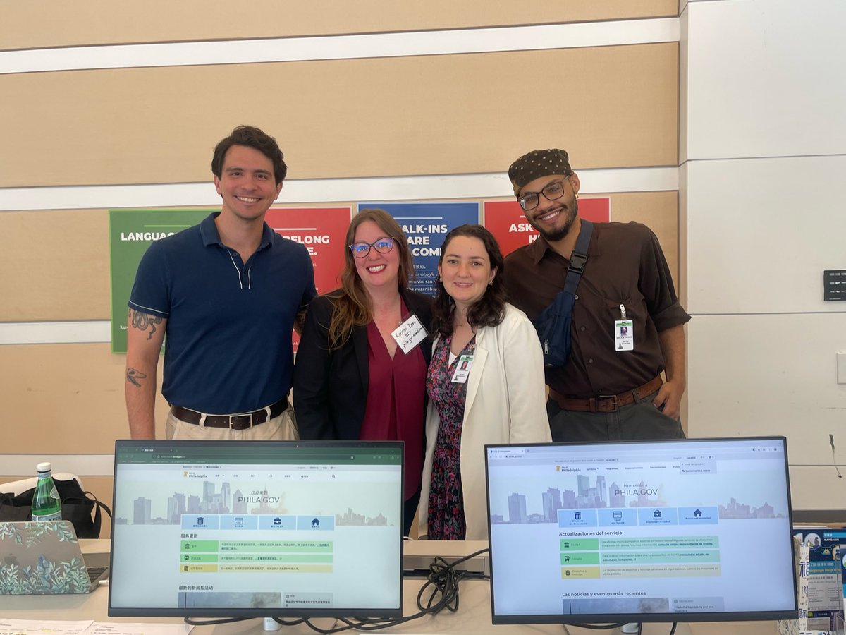 PhillyOIA's tweet photo. After a long year of hard work reforming the https://t.co/lHQxEAojic website to be accessible in several different languages, the Language Access team here at the OIA was able present their work to the city last Friday. Congratulations to them! 🎉 https://t.co/IJ3v7XBrZX