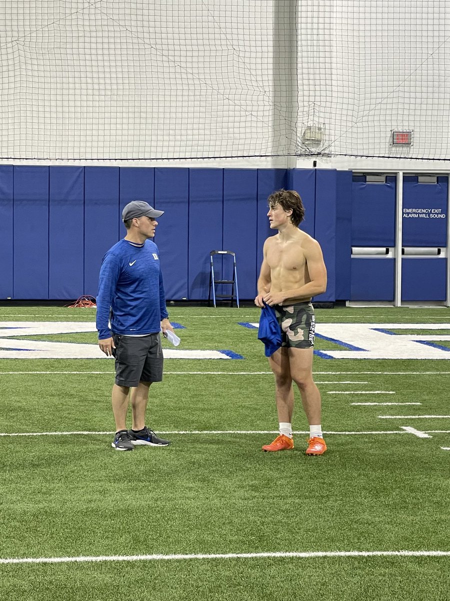 searight_cole's tweet photo. After a great camp, I am blessed to receive a PWO to Duke University @coachhemp @AlexGarwig @MarvinRidgeFB @CoachLeggett78 https://t.co/FHUTIEPepJ