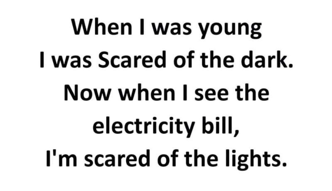 Teddy_Playhouse's tweet photo. #storyofmylife #saveelectricity💡 #pricerise #dark #besustainable✌️ #relatable #bills #adultlife #savemoney #savings https://t.co/H1oboRpn6Y