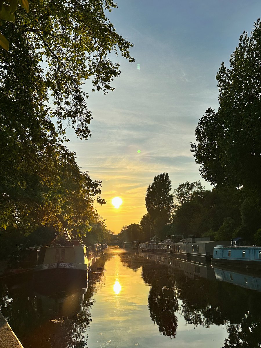 Summer solstice sunset at #LittleVenice