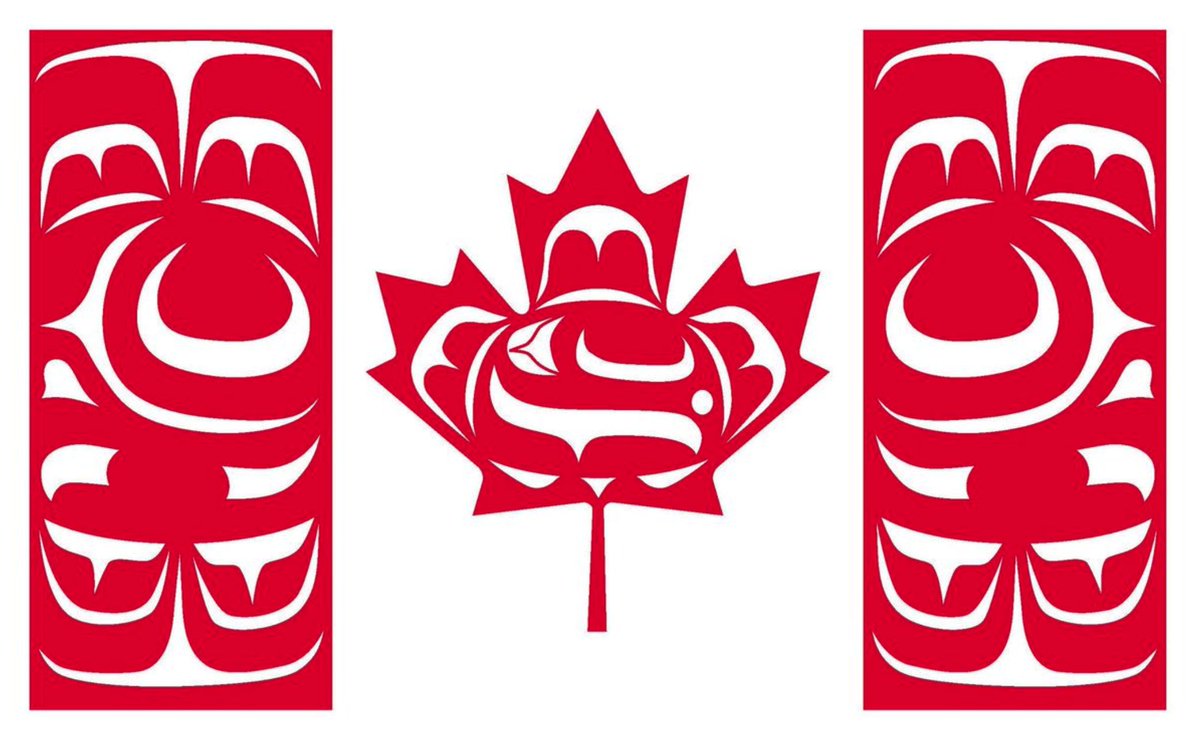 ColinFrizzell's tweet photo. National Indigenous Peoples Day.
Canadian Indigenous Flag (formerly known as the Canadian Native Flag) was designed by Kwakwaka’wakw artist Curtis Wilson.
I love this design. https://t.co/91KHIQEQGb