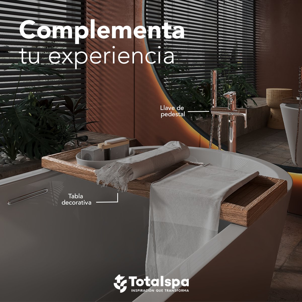 totalspatub's tweet image. Embellece tu experiencia de baño con nuestros accesorios complementarios, diseñados para elevar el estilo y la funcionalidad de tu tina de baño.

#totalspa #jacuzzis #jacuzzi #relax #jacuzzitime #tinadehidromasaje #tranquilidad #relaxtime #bañera #jacuzzitub #jacuzzilife #tina