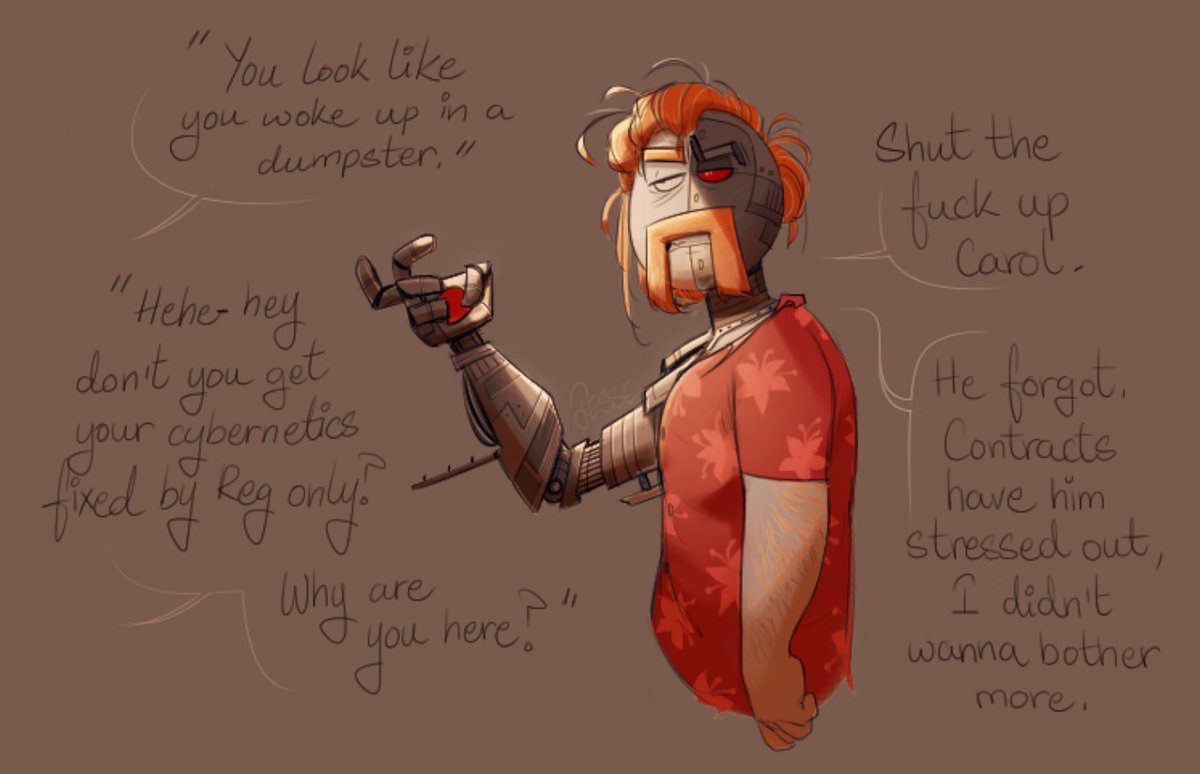 JesseStickman's tweet image. resorted to a wip from 5 months ago...... #thehenrystickmincollection #righthandman