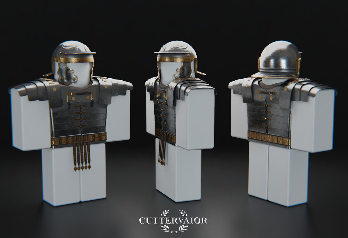 CutterVaiorRBXL's tweet photo. Re-rendering of the Roman Lorica Hamata and Segmentata, hope you guys like it!

#RobloxDev #Roblox #robloxart #RobloxDevs #3dmodelling #3Dartist #robloxart #gamedev #Blender3d https://t.co/QS0OJZesMM