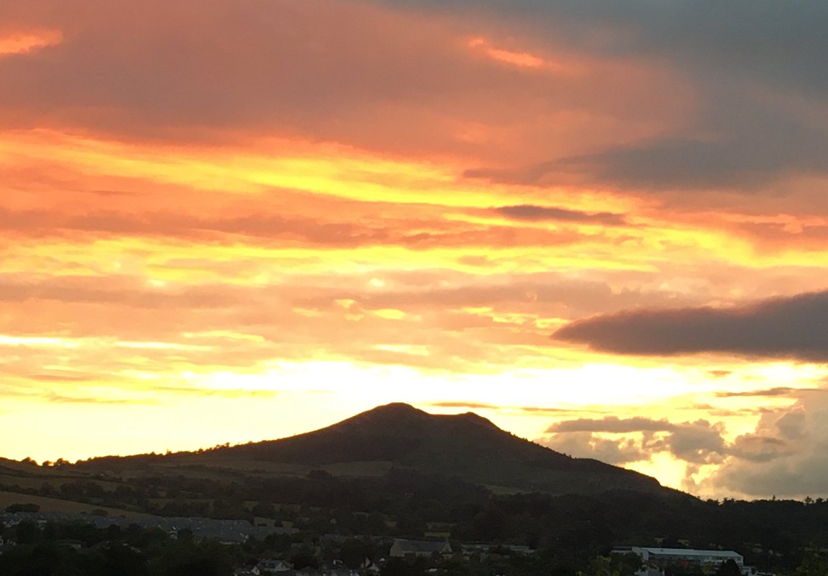 Sunrise, sunset. Midsummer in Greystones