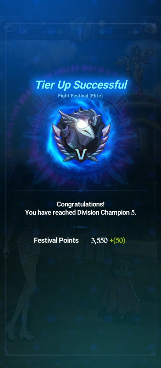 itsmerayg's tweet photo. The most number of matches (and wins) I've taken since forever, and the highest I've reached in Elite - new Ban is too fun! Started just this week with a 27-win streak to climb off the bottom of Platinum
>no Diane relic, no Fest. Zeldris, T1U @ 1/6 https://t.co/MO7iHF3nLy