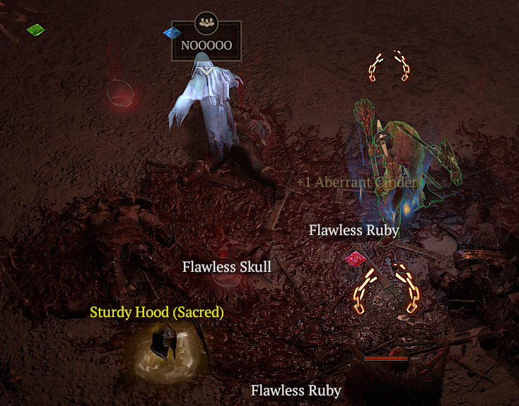 THEBloodified's tweet photo. Barbarians jumped him and melted his ass. #RIP #DiabloIV https://t.co/quU2f1wDL0