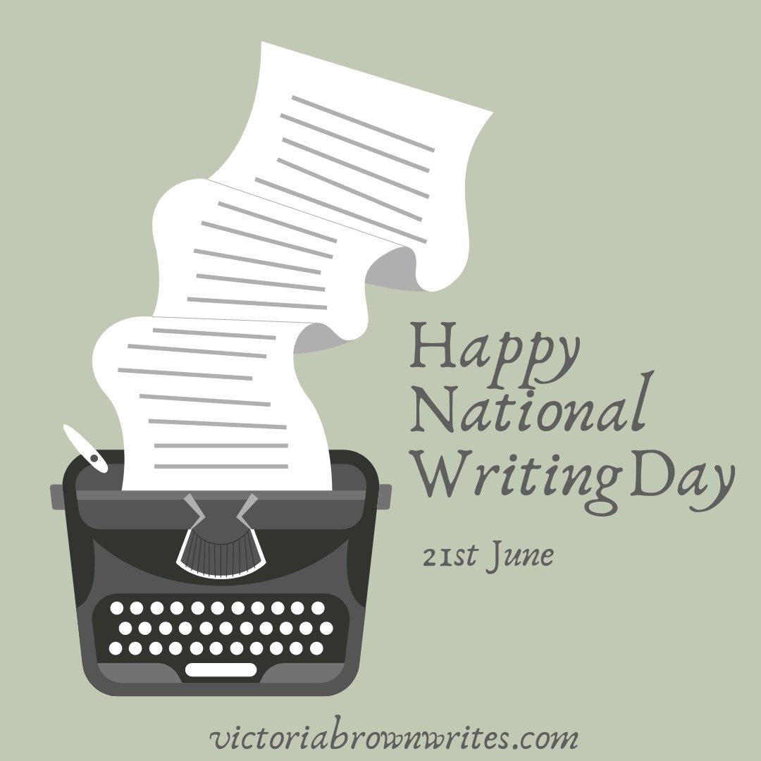 Happy #NationalWritingDay #WritingCommunity! 🥰✍🏼🎉

#amwriting #amediting #writerslife
