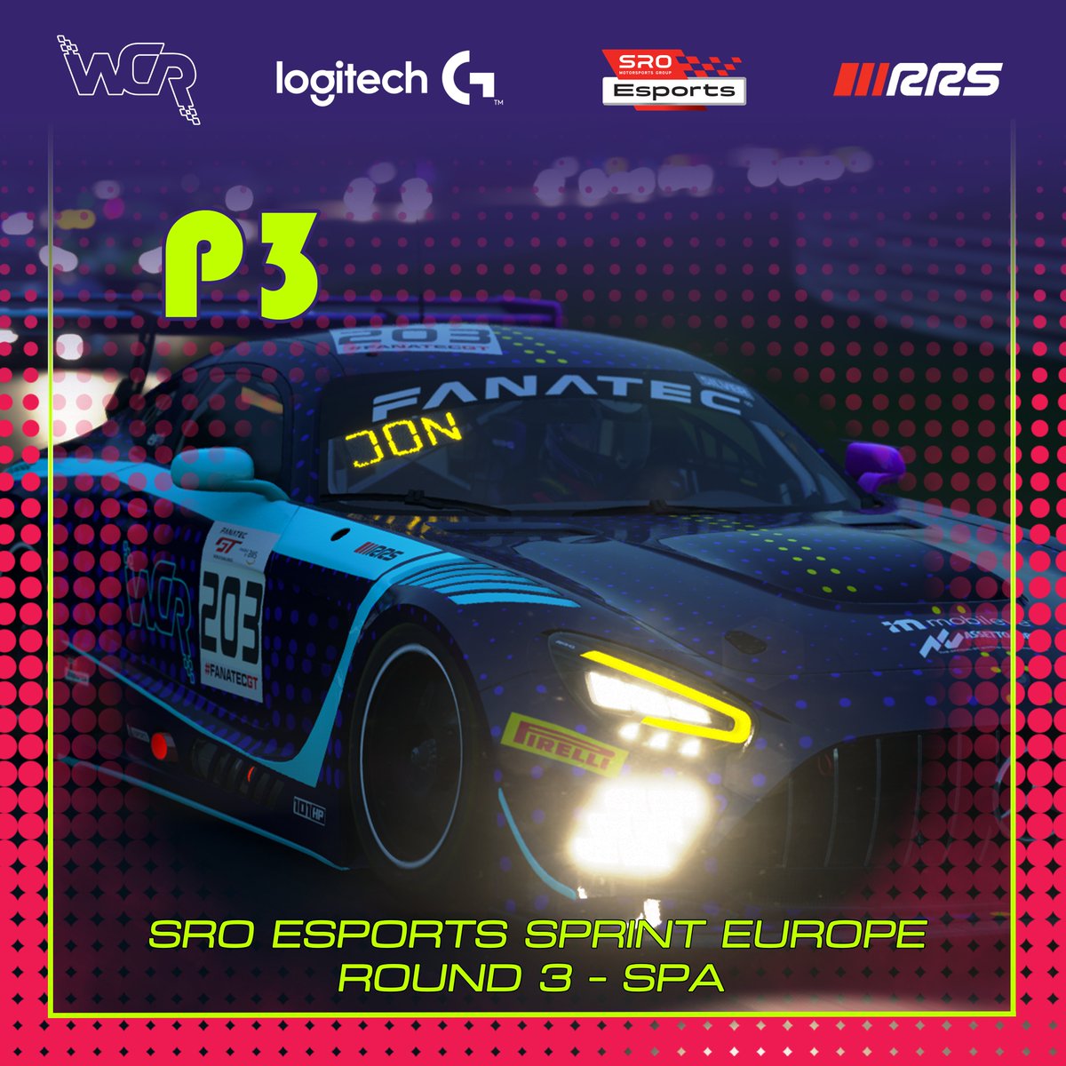 Marco fought brilliantly at Spa to claim his and our team's first SRO eSports Sprint podium! P3 in Silver and two more rounds for an interesting fight at the top.

#SROesports #romanianesports #westcompetitionracing #assettocorsacompetizione #podium #spafrancorchamps