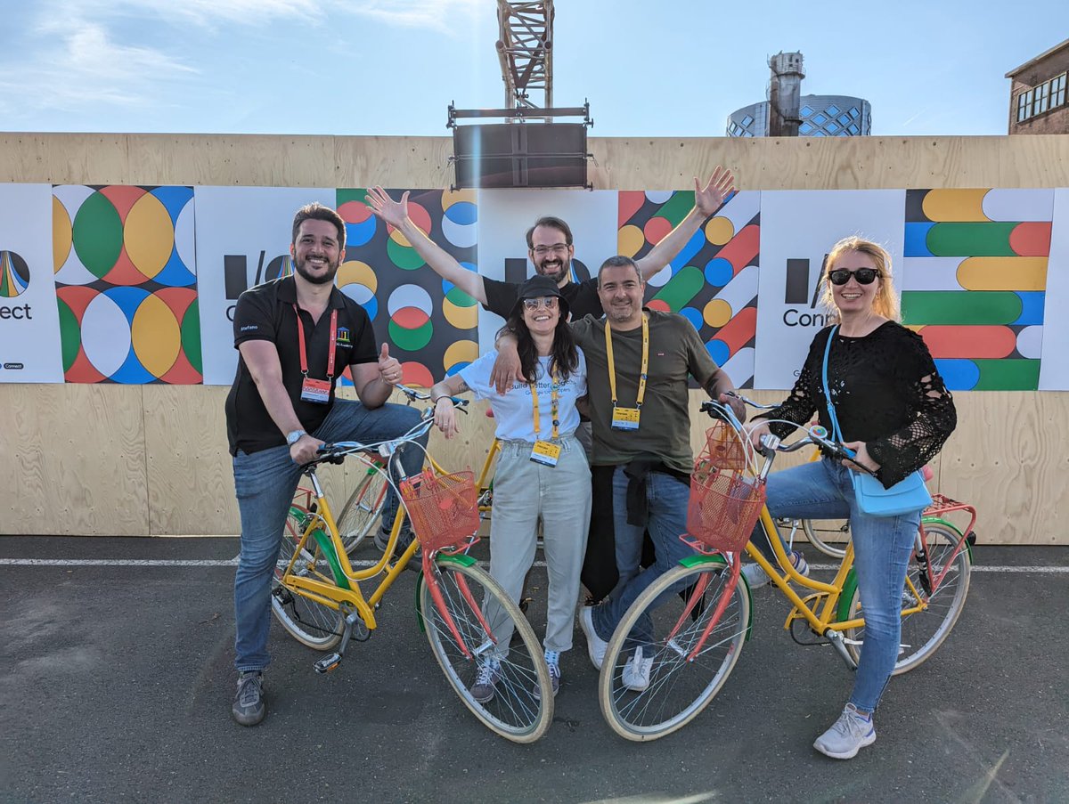 GDG Cloud (@gdgcloud) on Twitter photo Lost five peeps in Amsterdam last night - this is how they look when kinda sober 🥴😄
<a href="/kbrhkaya/">👩💻kubrahkaya🌻</a> <a href="/StefanoLePera/">Stefano Le Pera</a> <a href="/brunoripa/">Bruno Ripa</a> <a href="/AriannaIzzicap/">Arianna Izzicap</a> and Lorenzo at #GoogleIOConnect
#GoogleDevCommunity Lost five peeps in Amsterdam last night - this is how they look when kinda sober 🥴😄
<a href="/kbrhkaya/">👩💻kubrahkaya🌻</a> <a href="/StefanoLePera/">Stefano Le Pera</a> <a href="/brunoripa/">Bruno Ripa</a> <a href="/AriannaIzzicap/">Arianna Izzicap</a> and Lorenzo at #GoogleIOConnect
#GoogleDevCommunity