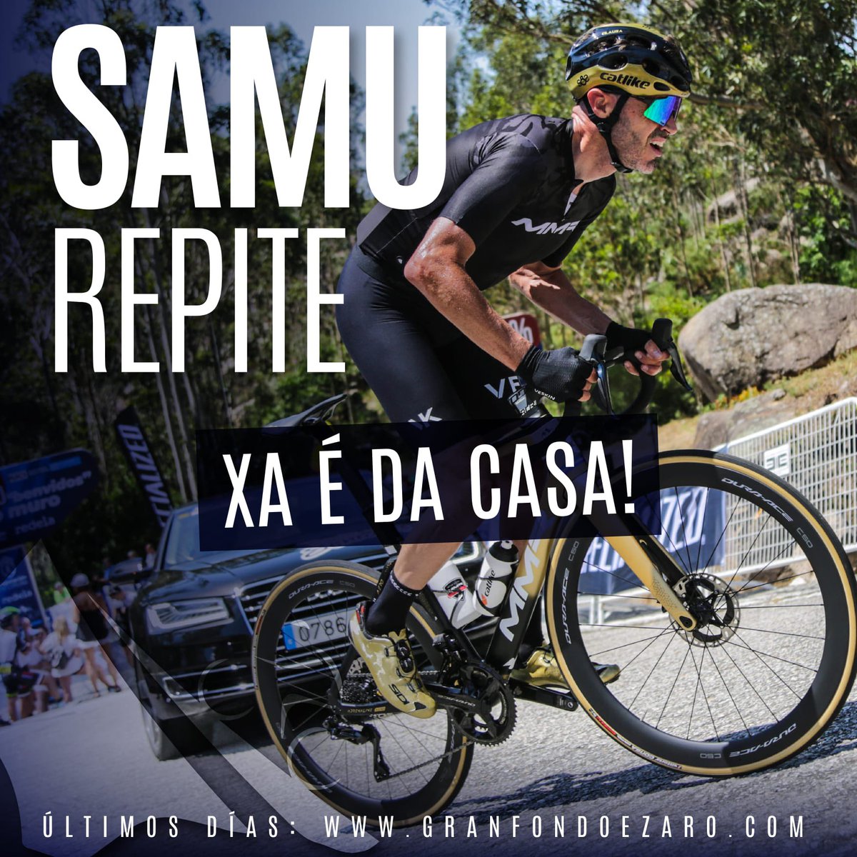 Un Campeón del mundo 🌈
Un campeón olímpico 🥇

Un pelotón de lujo y un final al lado del Olimpo Celta

Alejandro Valverde y Samuel Sánchez se apuntan. ¿Te vienes? 

✍🏼 granfondoezaro.com/inscripciones/