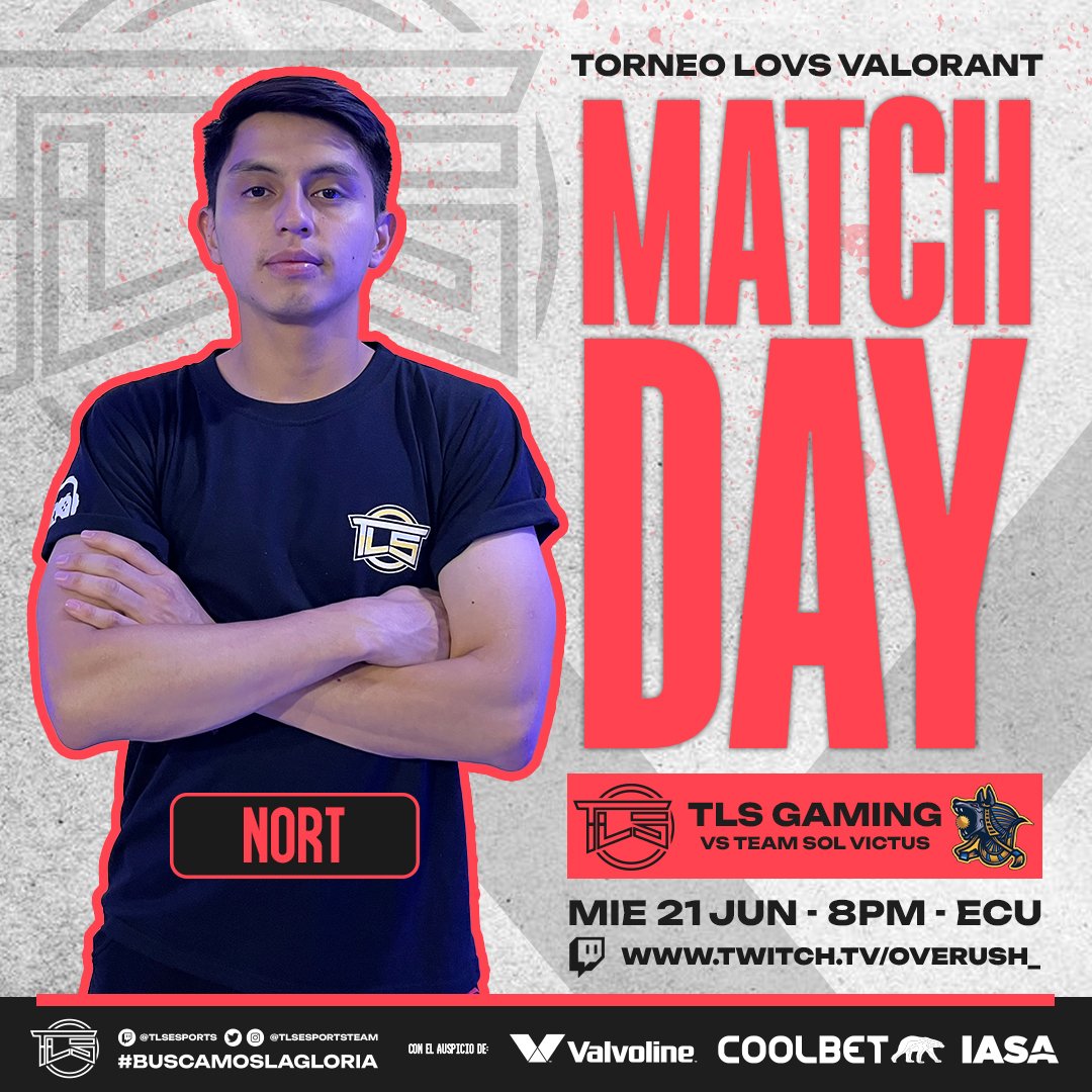 ¡Estamos listos para el torneo Lovs Valorant! 🎮🔵🟡

Te esperamos a las 20H00. 

#BuscamosLaGloria 😎