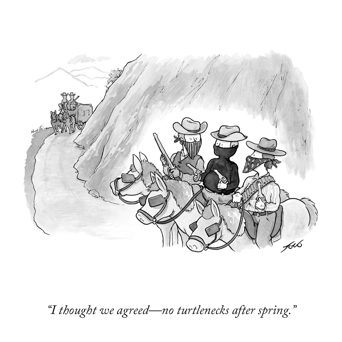 A cartoon by Tom Toro. #NewYorkerCartoons