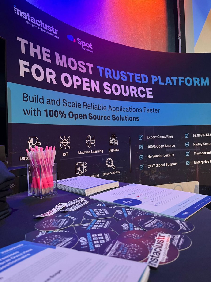 Instaclustr's tweet image. Thank you Berlin Buzzwords for putting on an amazing event!  

We had a great time meeting everyone who visited our stand and showing off our managed platform.

Looking forward to seeing everyone at our next event! 

#Instaclustr #SpotbyNetApp #bbuzz #OpenSource