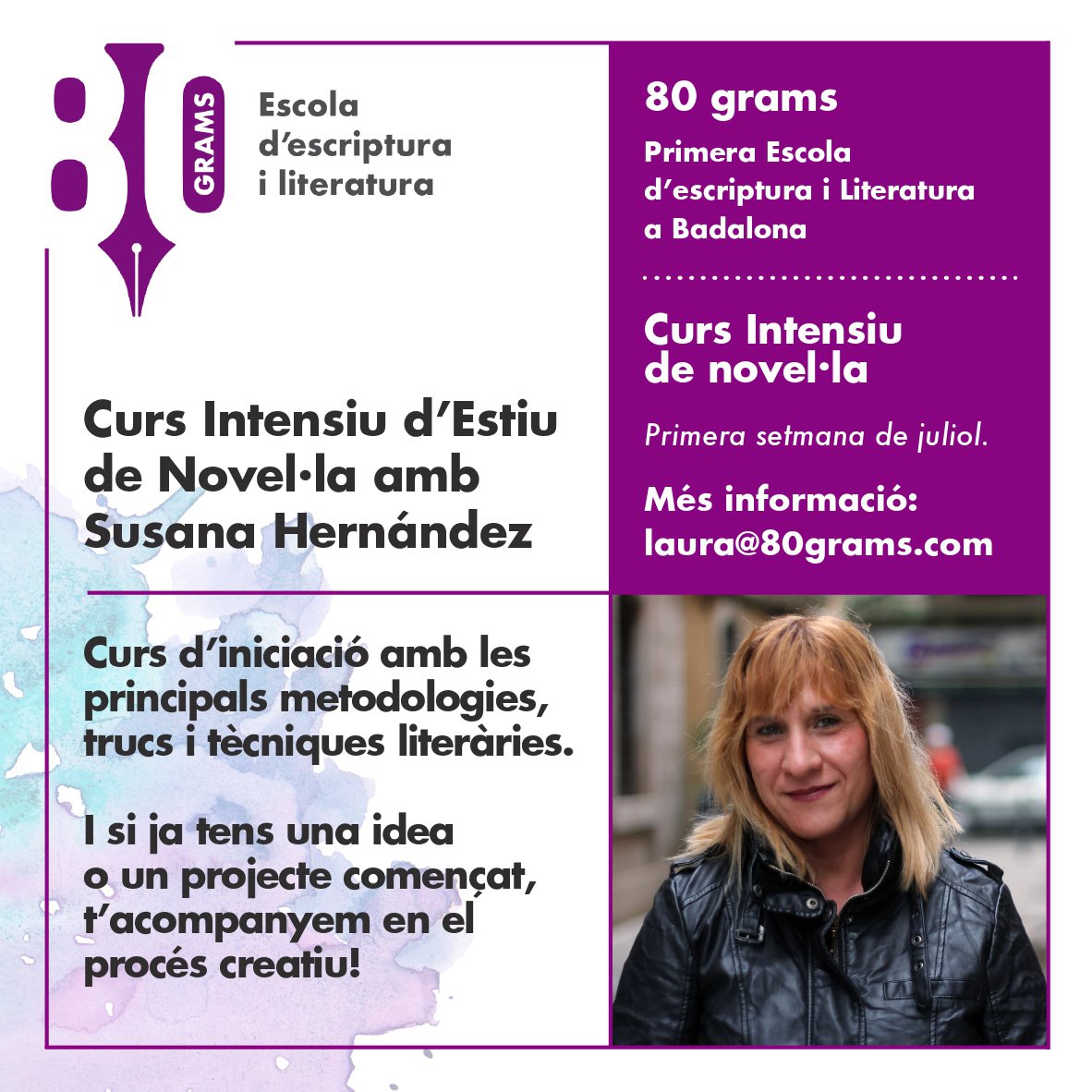 80gramsEscola's tweet photo. Tenim un nou curs intensiu d’estiu en marxa. Es tracta del Curs de https://t.co/MtxKNDdb9z amb la Susana Hernandez. El farem la primera setmana de juliol, de dilluns a divendres de 10.00 a 12.00. 

Si us animeu, encara sou a temps d’apuntar-vos-hi!!! 
#escriure #escriureabadalona https://t.co/KRkDwbXClK