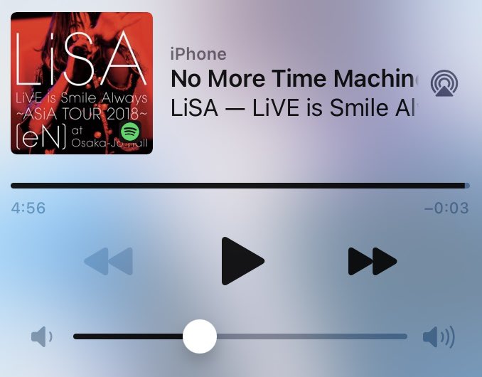 PnNljuTB9bLHgJv's tweet photo. おはようございます☀
今朝のお目覚めの1曲は、LiSAさんの「♪No More Time Machine ~ASiA TOUR 2018 at 大阪城ホール【eN】Live ver.~」🥰
今日も一日よろしくお願いします🙇♂️
今日もいい日だっ!
#Spotify
#LiSA #NoMoreTimeMachine
#ASiATOUR2018 #eN #大阪城ホール
#LiSAッ子と繋がりたい https://t.co/qbJfY9zuFk