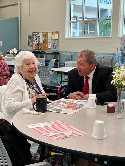 CaseyCongressRI's tweet photo. A tremendous thank you to the East Providence Senior Center for having me yesterday. It was an absolute pleasure to spend some time, share some laughs with some unforgettable personalities, and hear the concerns and issues top of mind for our state's senior citizens. https://t.co/FVWARDUD8Z