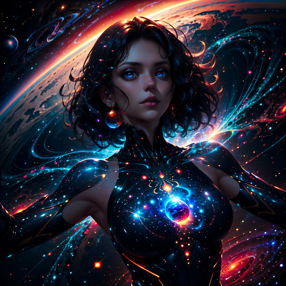 Zeus Ai on Twitter: "RT @ReyArtAge: [Cosmic Goddess Sophia] #
