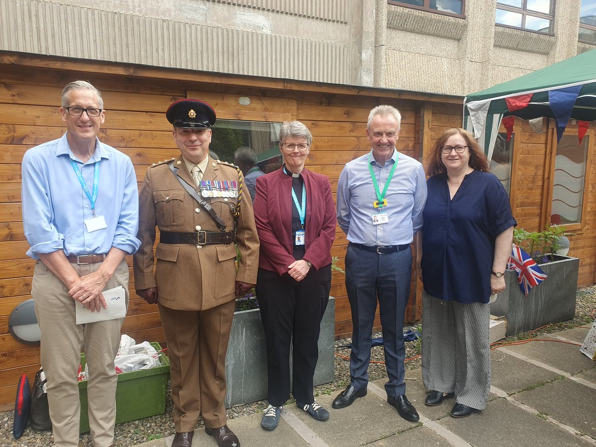 WhhForces's tweet image. Gathering for the Armed Forces Week Flag Raising Ceremony @WHH_PatientExp @WHHNHS