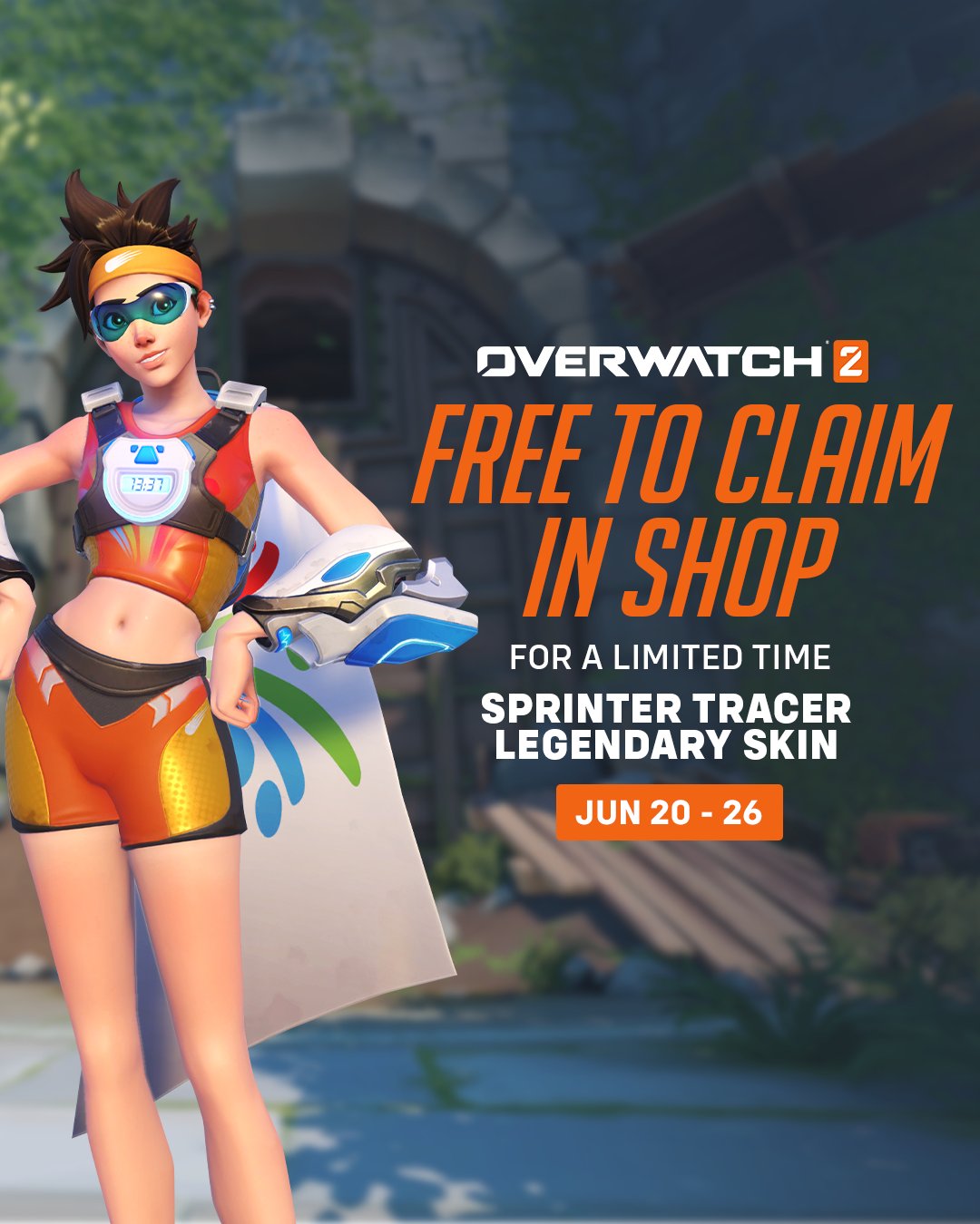 Grab A Free Legendary Tracer Skin In Overwatch 2 For A Limited