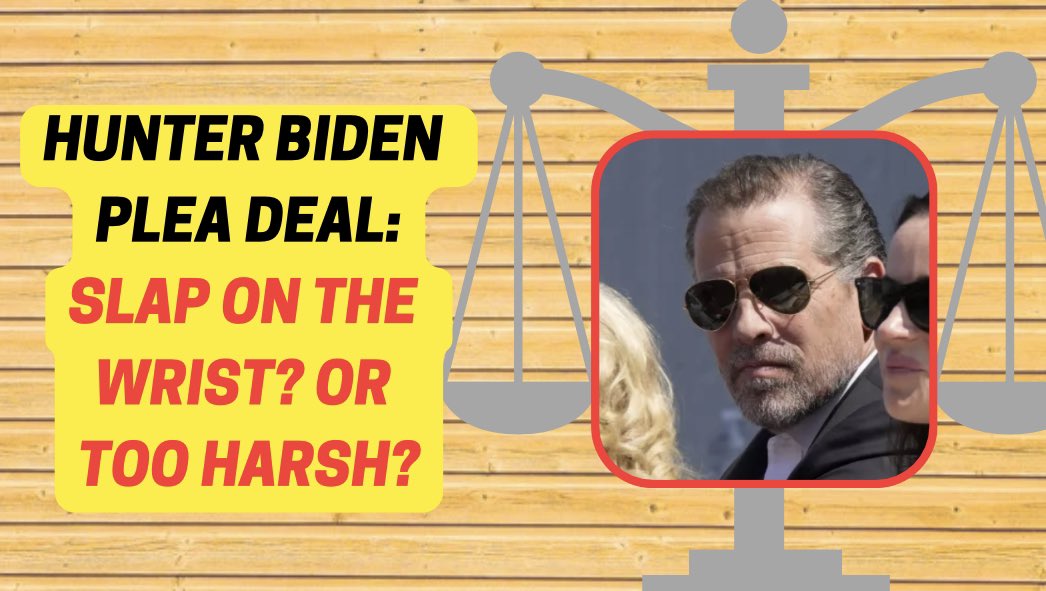 Hunter Biden Plea Deal - Slap On The Wrist? Or Too Harsh?
youtu.be/aNd9QG7wr5s